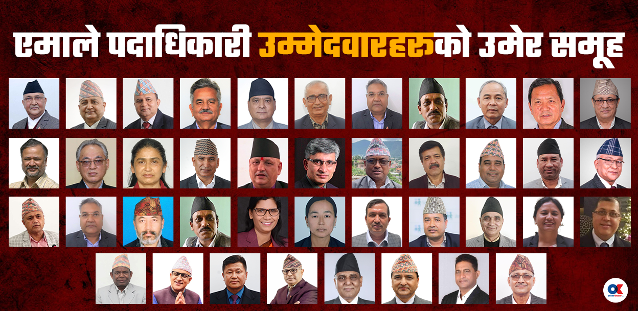 एमाले पदाधिकारी उम्मेदवारमा ६० कटेकाहरूकै वर्चस्व