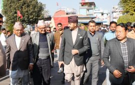 सरकारी टोलीले गर्‍यो नेपाली कम्युनिस्ट पार्टीको कार्यालय अनुगमन