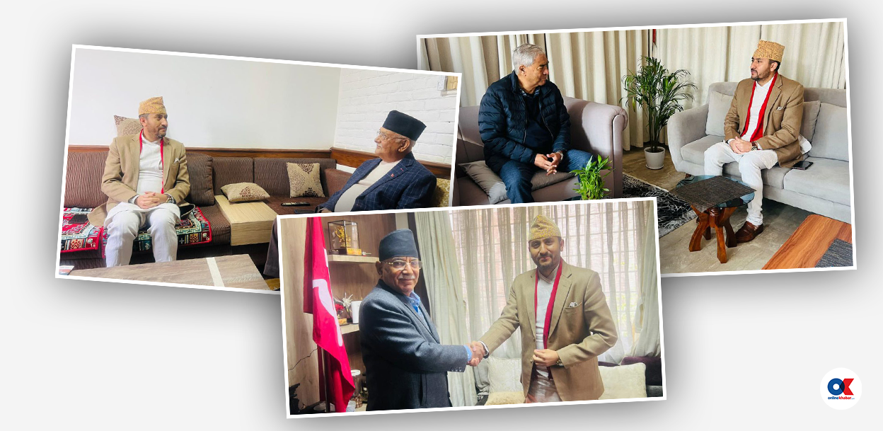 सरकारका प्रवक्तासँग देउवा, ओली र प्रचण्डले के भने ?