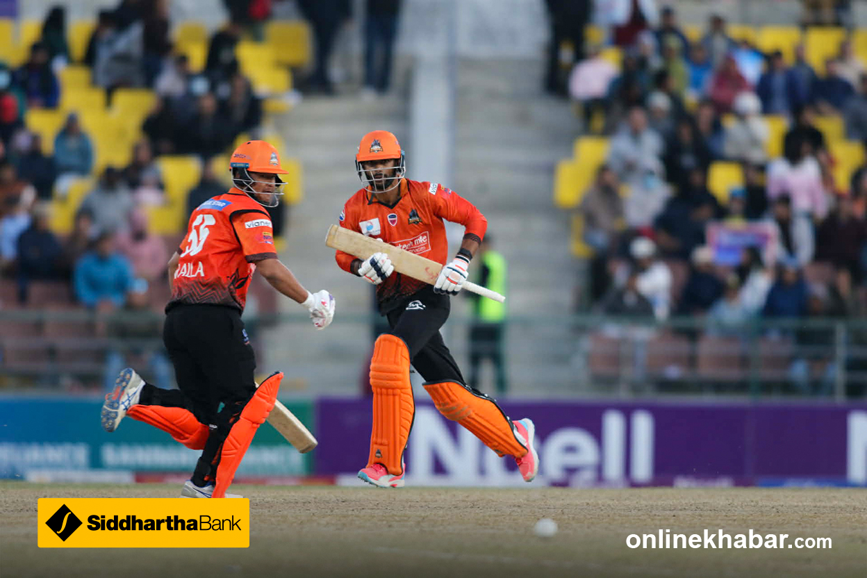 चितवनले पोखरालाई दियो १२१ रनको लक्ष्य