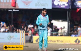 शाहबको कीर्तिमान, काठमान्डुको प्लेअफमा उडान