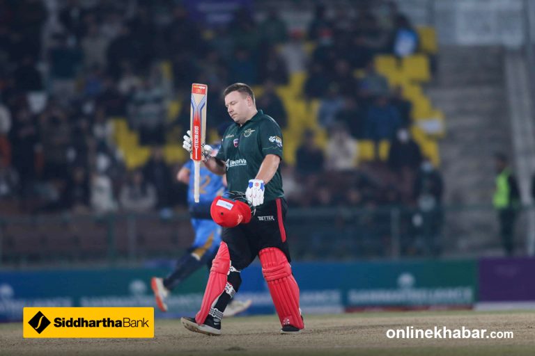 रोसिङटनको शतकमा पोखराले कर्णालीलाई दियो २०२ रनको ठूलो लक्ष्य