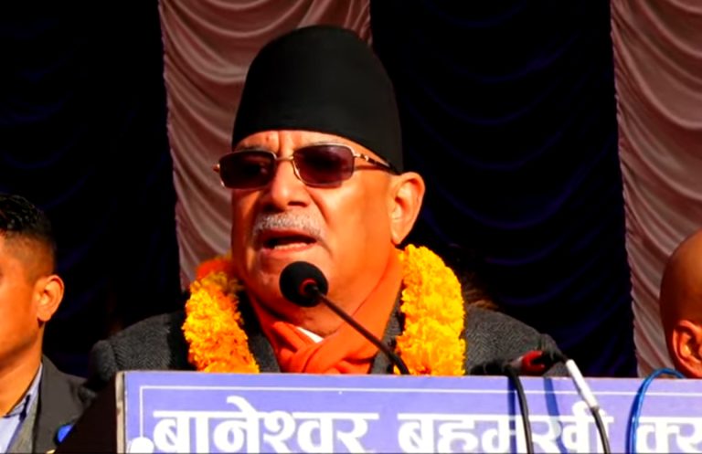 निर्वाचनको विकल्प सोचे देश फेरी दुर्घटनामा पर्छ : प्रचण्ड