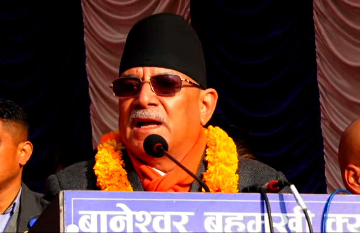 निर्वाचनको विकल्प सोचे देश फेरि दुर्घटनामा पर्छ : प्रचण्ड