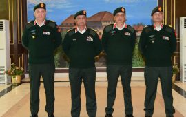 उपरथीमा बढुवा भएका थापालाई दर्ज्यानी चिन्ह प्रदान