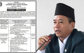 पूर्वमन्त्री तामाङको कान्छाराम कन्स्ट्रक्सनसहित ५ कम्पनी कालोसूचीमा