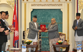 सुरक्षा परिषद्को वार्षिक प्रतिवेदन राष्ट्रपति समक्ष पेस