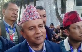 चुनौतीपूर्ण राजनीतिको सामना गर्न महासचिवमा दोहोरिने निर्णय लिएँ : शंकर पोखरेल