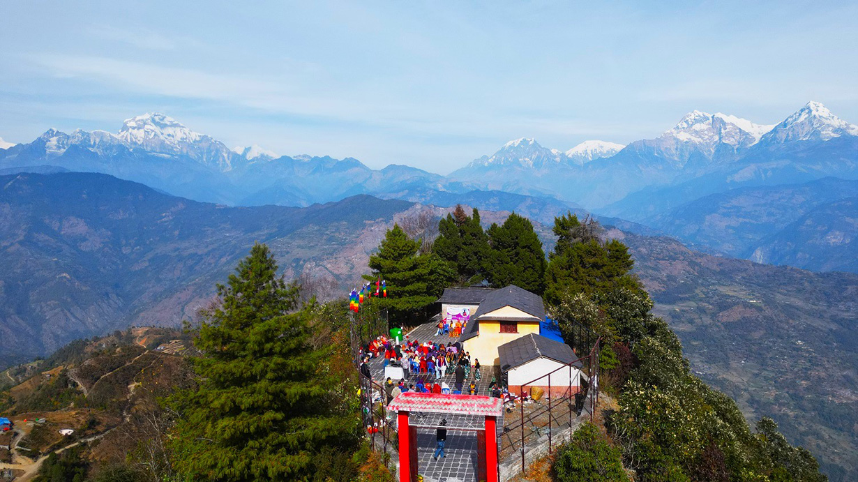 योग, ध्यान र दृष्यावलोकनका लागि ‘स्वर्गाश्रम’