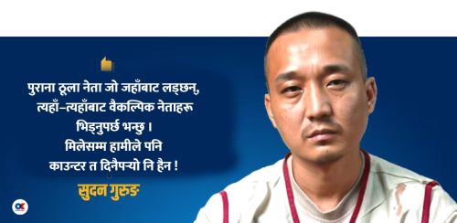 गोरखा–१ बाट चुनाव लड्दैछन् सुदन गुरुङ ?