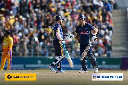 डु प्लेसी र हिजलेटको आक्रामक ब्याटिङमा सुदूरपश्चिमलाई हराउँदै विराटनगर क्वालिफायरमा