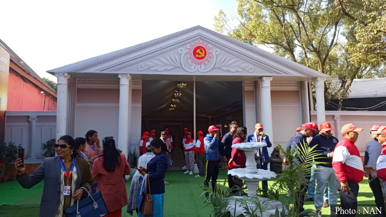 भृकुटीमण्डपमा एमाले बन्दसत्र : नेकपाको इतिहासदेखि टिकटक पार्कसम्म