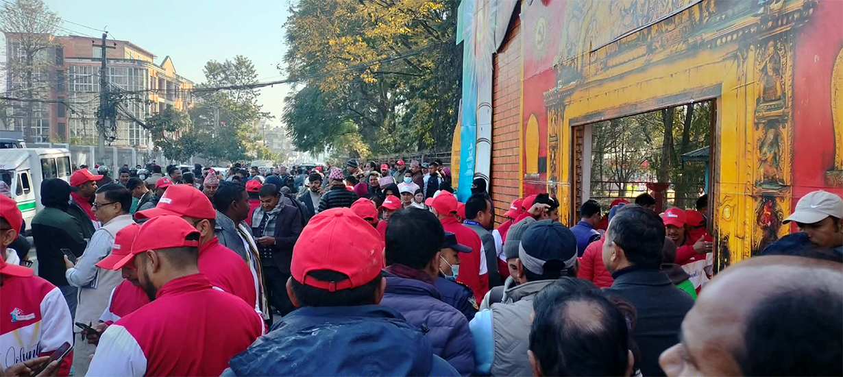 एमाले महाधिवेशन : उम्मेदवारी दर्ता फारम वितरण सुरु