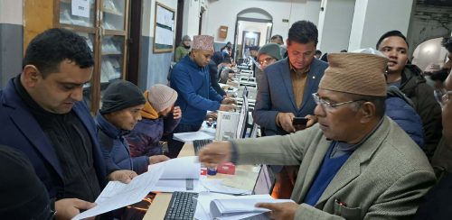 बन्दसूची बुझाउन एमाले पनि पुग्यो निर्वाचन आयोग