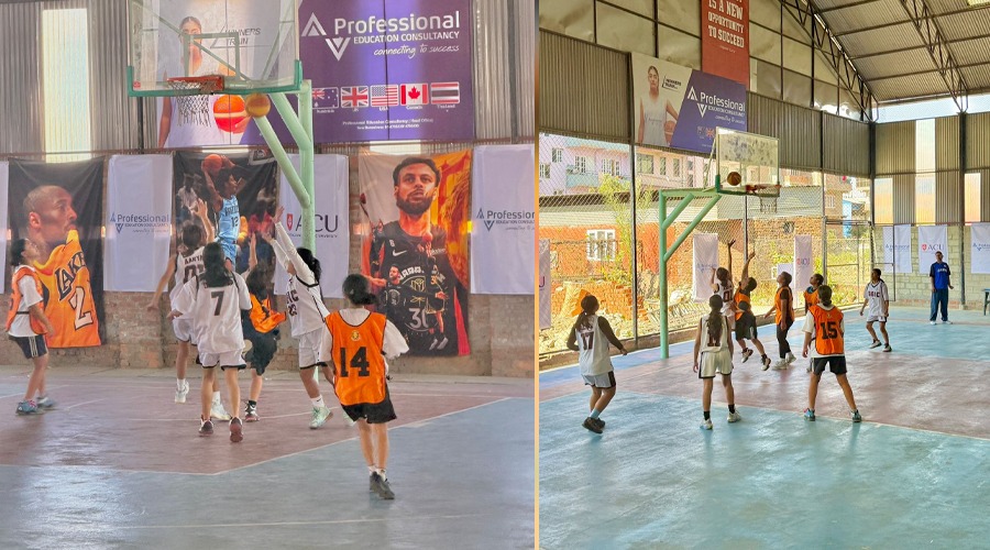 अन्तर कलेज गर्ल्स बास्केटबलमा गोल्डेनगेट र ल्यान्डमार्कको लगातार जित