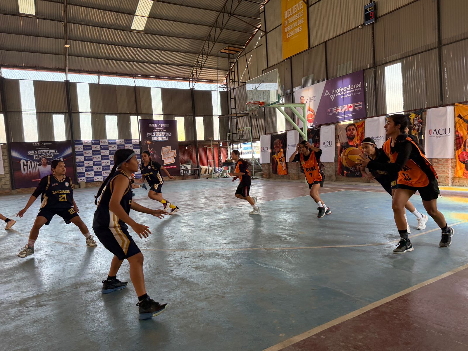 गोल्डेनगेट र जेभियर अन्तर कलेज गर्ल्स बास्केटबलको फाइनलमा