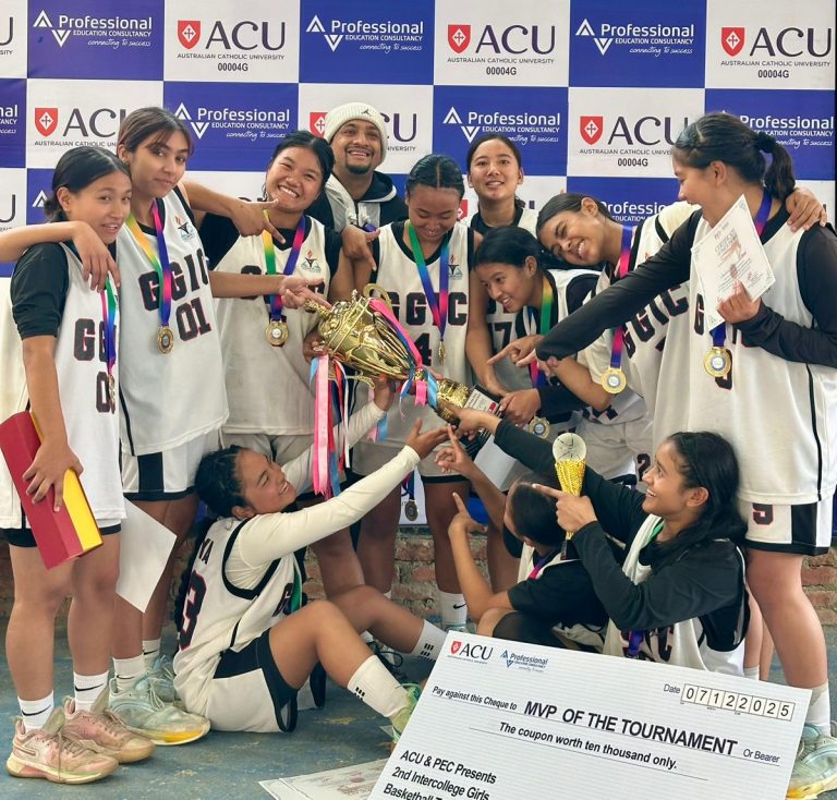 गोल्डेनगेटले जित्यो अन्तर कलेज गर्ल्स बास्केटबलको उपाधि