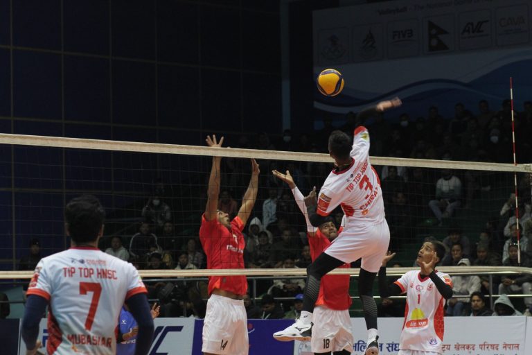 नवौँ एनभीए भलिबल च्याम्पियनसिप : पुरुषतर्फ पुलिस र हेल्प नेपाल विजयी