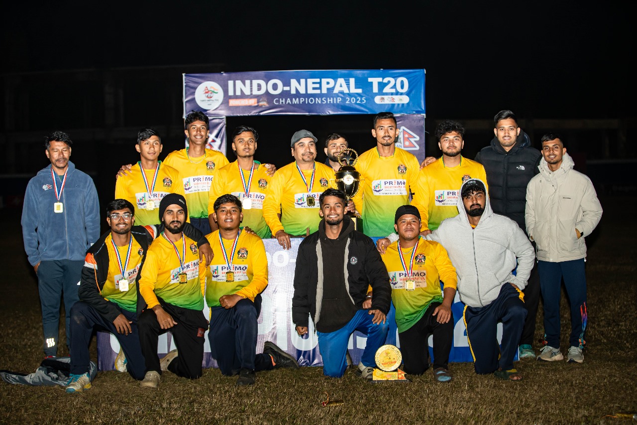 चितवनले जित्यो इन्डो नेपाल टी–२० च्याम्पियनसिपको उपाधि