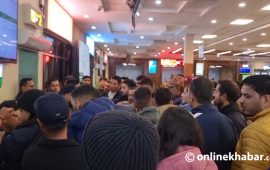 क्यालिब्रेसन फ्लाइटका कारण उडान अस्तव्यस्त, विमानस्थलमा यात्रु आक्रोशित