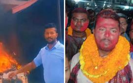 जेनजी आन्दोलनमा सरकारी कार्यालय जलाएको आरोपमा पक्राउ परेकाहरू छुट्दा फूलमाला