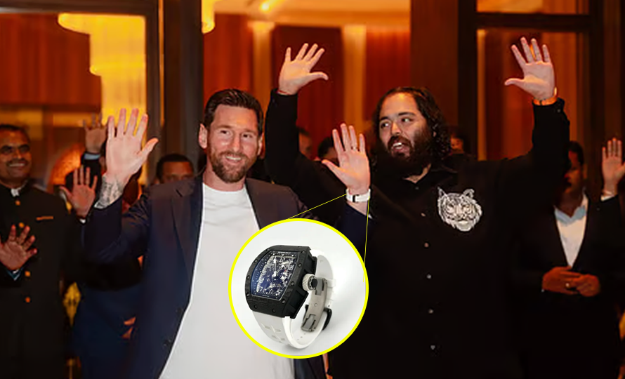 अनन्त अम्बानीले मेस्सीलाई दिए झन्डै ११ करोड भारु पर्ने दुर्लभ घडी उपहार