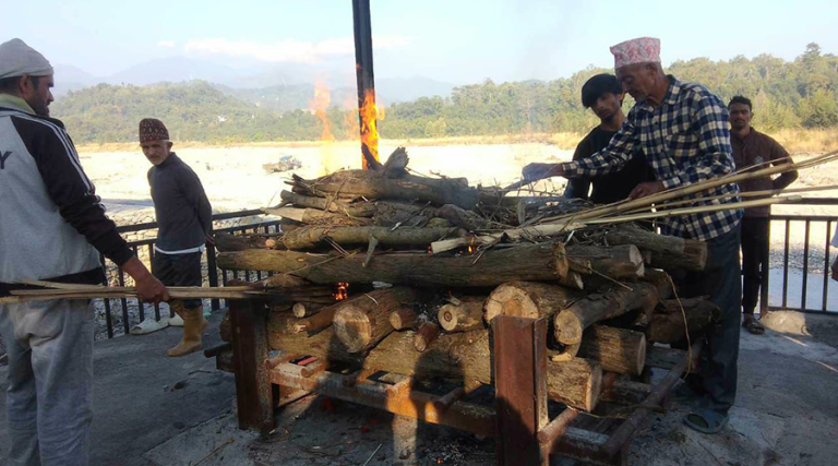 हत्या भएको दुई महिनापछि अंशु गौतमको अन्त्येष्टि
