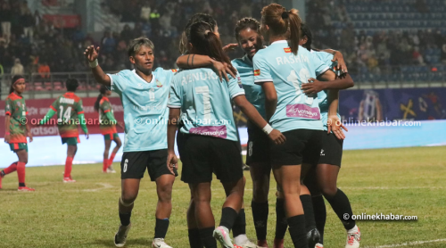 साफ महिला क्लब च्याम्पियनसिप : नसरिनमाथि एपीएफको सहज जित