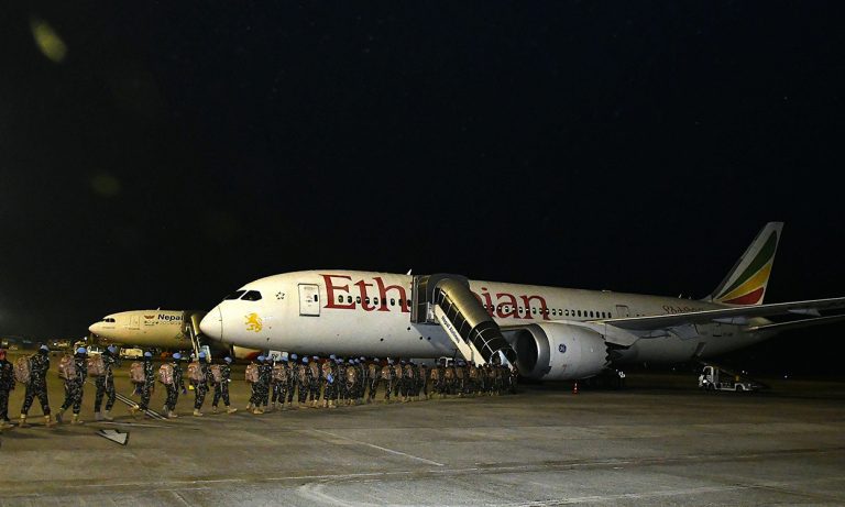 सेन्ट्रल अफ्रिकन रिपब्लिकमा तैनाथ शान्ति सैनिकको अदली बदली