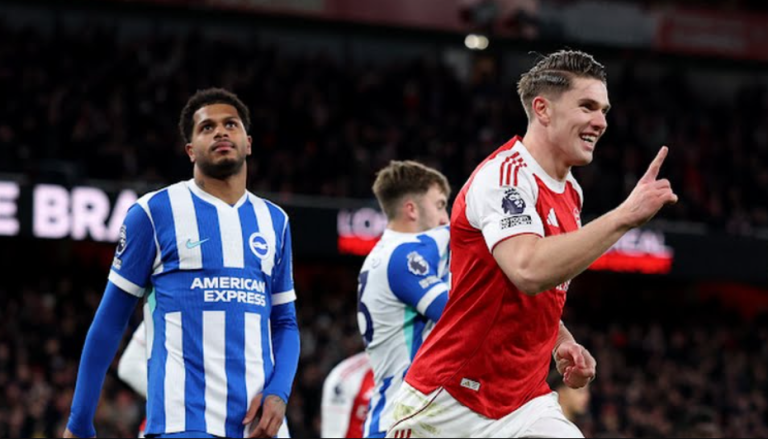 प्रिमियर लिग : ब्राइटनलाई हराउँदै आर्सनल शीर्षस्थानमा फर्कियो