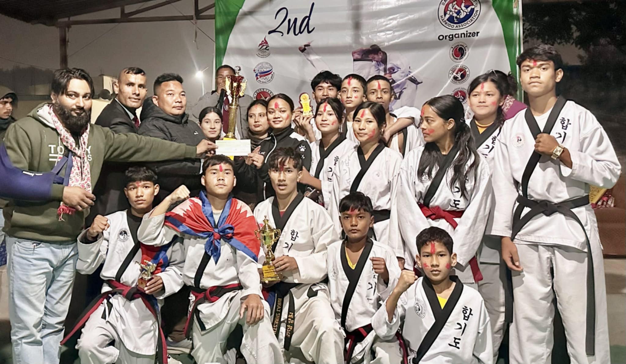 दोस्रो मेयर कप हाप्किडो च्याम्पियनसिपको उपाधि युनिटी डोजाङलाई