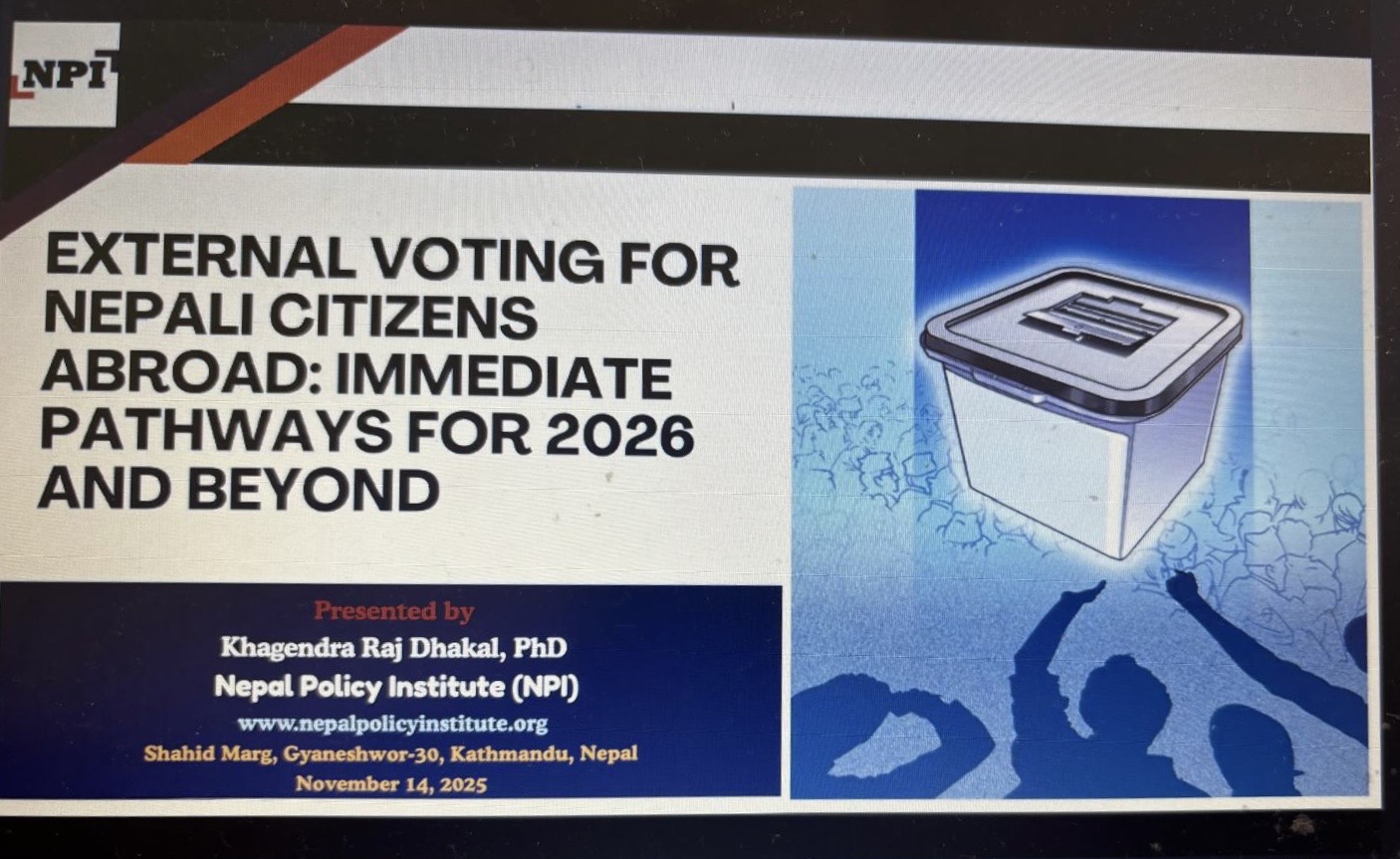 विदेशबाट मतदान प्राविधिक र व्यावहारिक रूपमै सम्भव : विज्ञ