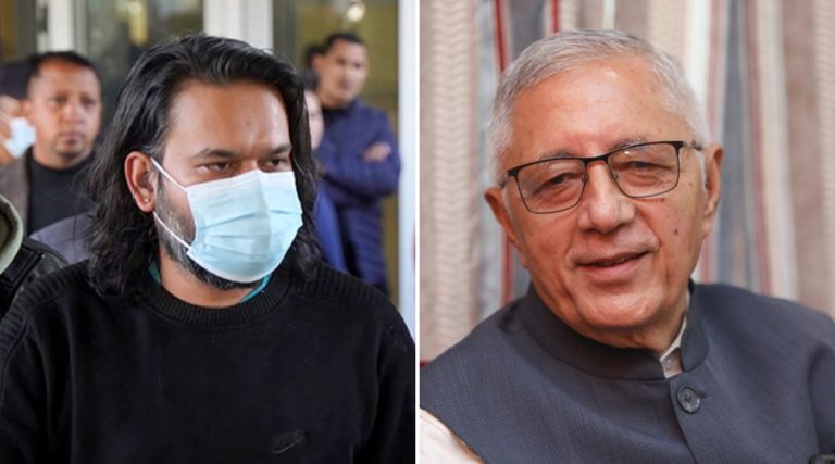 पितृशोकमा रहेका बालेनलाई भेट्न पुगे शेखर