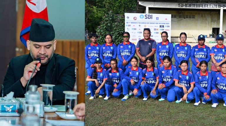 विश्‍वकप उपविजेता द‍ृष्टिविहीन महिला क्रिकेट टोलीलाई काठमाडौं महानगरले सम्मान गर्ने