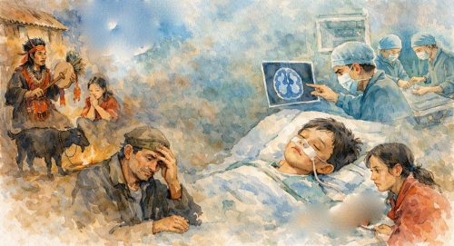 बोको चढाउने कि शल्यक्रिया गर्ने ? अन्धविश्वास र विज्ञानको दोधारमा एक बालकको जीवन