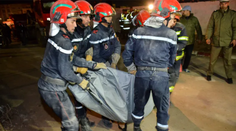 मोरक्कोमा भवन भत्किँदा १९ जनाको मृत्यु, १६ घाइते