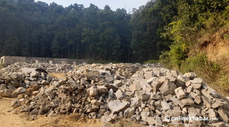 चुनढुंगा अवैध उत्खनन प्रकरण : खानी विभाग र वनले थाल्यो अनुसन्धान