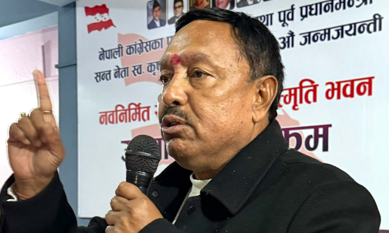 कांग्रेस उपसभापतिमा उम्मेदवारी दिने दीपक गिरीको घोषणा