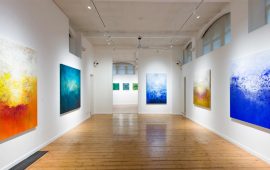 लन्डनको अक्टोबर ग्यालरीमा गोविन्द साह ‘आजाद’ को कला प्रदर्शनी