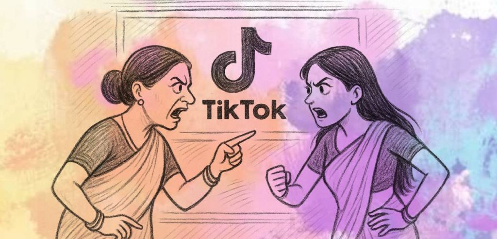 टिकटकमा चर्कियो सासू र बुहारीबीच रत्यौली ब्याटल