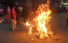 बंगलादेशमा भएको युवकको हत्याविरुद्ध जनकपुरमा प्रदर्शन