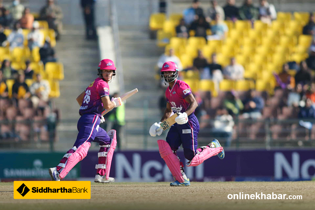 माज र अनिलको अर्धशतकमा जनकपुरको पहिलो जित