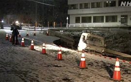 जापानमा शक्तिशाली भूकम्प जाँदा कम्तिमा ३० जना घाइते