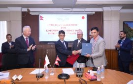 कोटेश्वर-जडीबुटी अन्डरपास र फ्लाइओभर बनाउन जापानले साढे ३१ अर्ब ऋण दिने