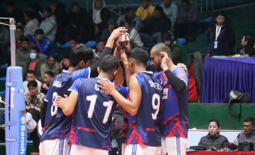 खिल्जी युवा क्लब एनभीए भलिबल च्याम्पियनसिपको क्वाटरफाइनलमा