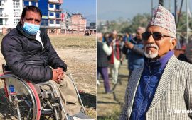 एमाले महाधिवेशन : मनमोहनजस्ता देखिने बिसी, ह्वीलचियरबाटै क्लस्टर खोज्दैछन् गौतम