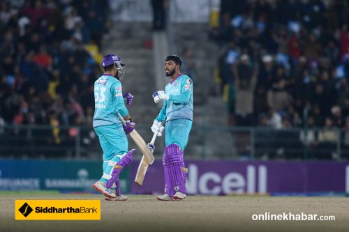 काठमान्डु गोर्खाजले लुम्बिनीलाई दियो ११२ रनको लक्ष्य