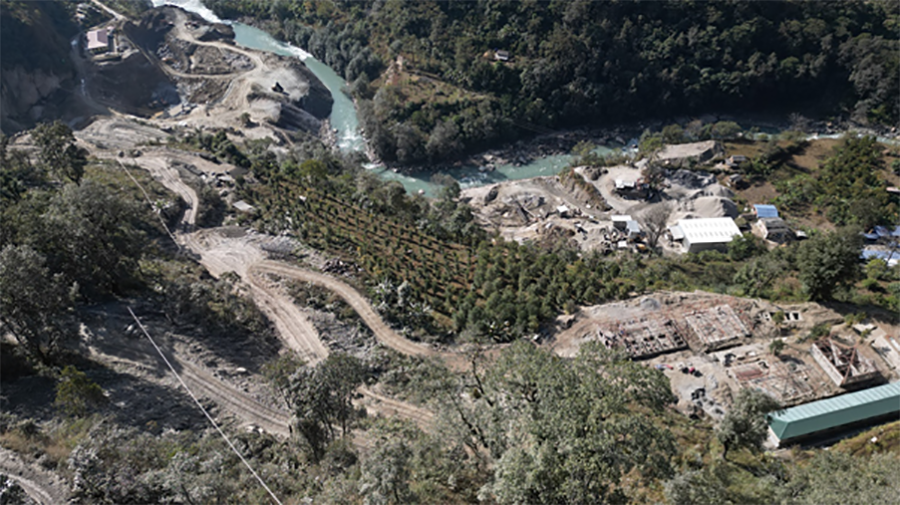 माथिल्लो म्याग्दी–१ जलविद्युत् आयोजना : ३० प्रतिशत भौतिक प्रगति   