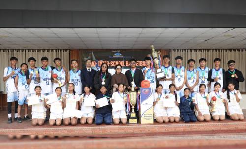 मातृभूमि कप अन्तरविद्यालय बास्केटबल : मातृभूमि ‘ए’ र बौद्ध चिल्ड्रेन हेभेन च्याम्पियन