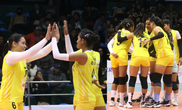 न्यु डायमन्ड एनभीए भलिबल च्याम्पियनसिपको सेमिफाइनलमा